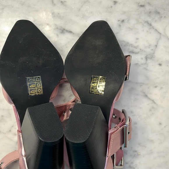Free People Jeffrey Campbell Leather Hendrix Heels in Pink Size 6 NEW R… - Picture 7 of 16